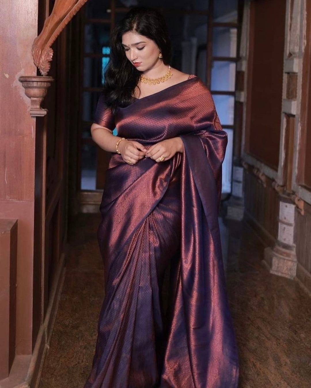 THE PRIVATE LABLE Silk Printed Banarasi saree With Unstitched Blouse Piece ( Multicolor ) THE PRIVATE LABLE Silk Printed Banarasi saree With Unstitched Blouse Piece ( Multicolor )
