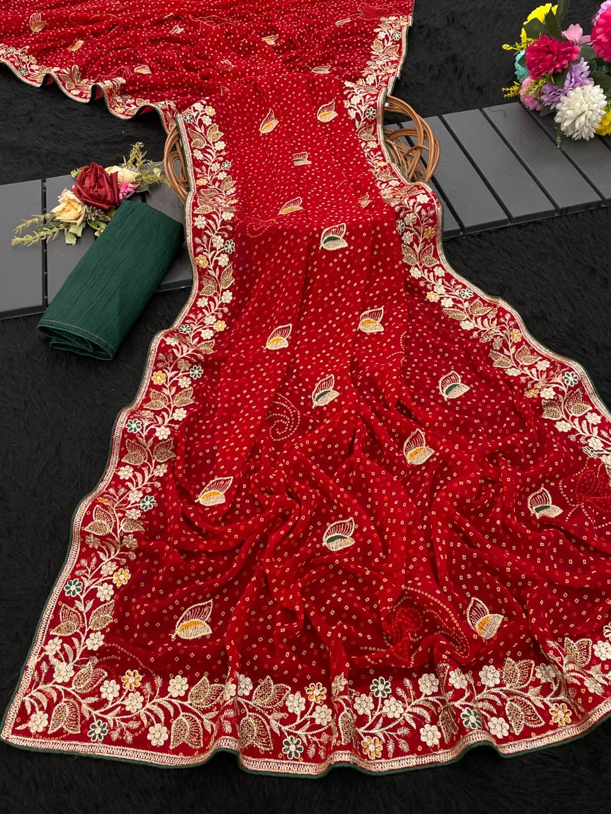 THE STYLE CLUB Silk Embroidered Regular Saree With Unstitched Blouse Piece ( Maroon ) THE STYLE CLUB Silk Embroidered Regular Saree With Unstitched Blouse Piece ( Maroon )