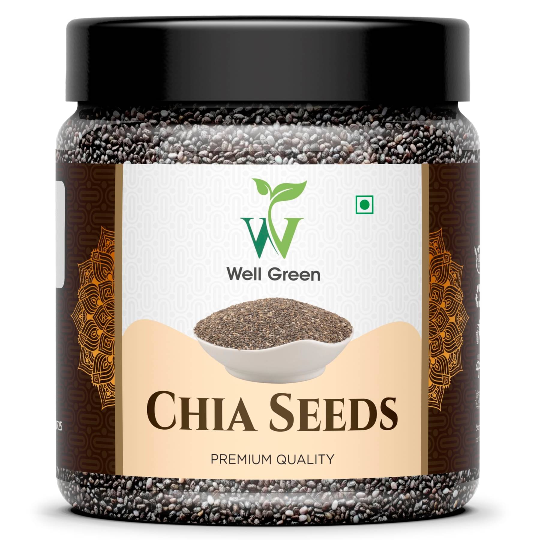 WELL GREEN Chia Seeds ( Pack of 1 )     			WELL GREEN Chia Seeds ( Pack of 1 )