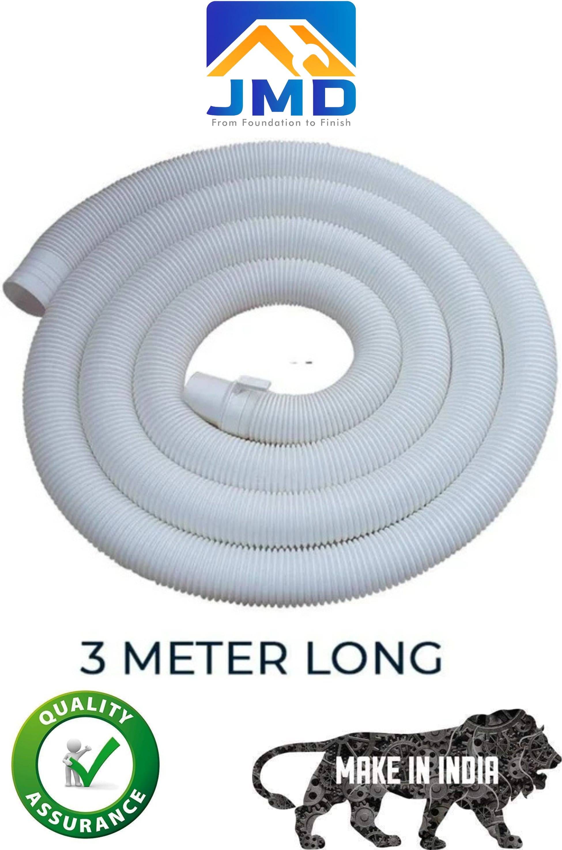Washing Machine Outlet Pipe (3 Meter) – Durable Flexible Drain Hose Washing Machine Outlet Pipe (3 Meter) – Durable Flexible Drain Hose