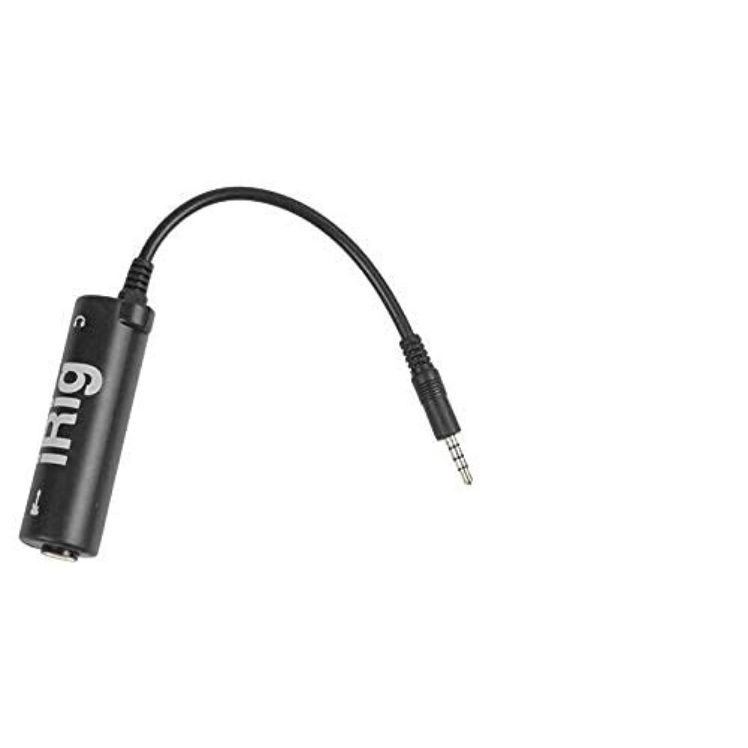     			iRig Audio Interface Adapter for Guitar, Microphone, Multimedia Ampli Tub Guitar Interface Adaptor - Mobile 3.5mm Jack Connector for iPhone, , Music Recording, Podcasting, Jaming Note: Not Suitable for Android Users