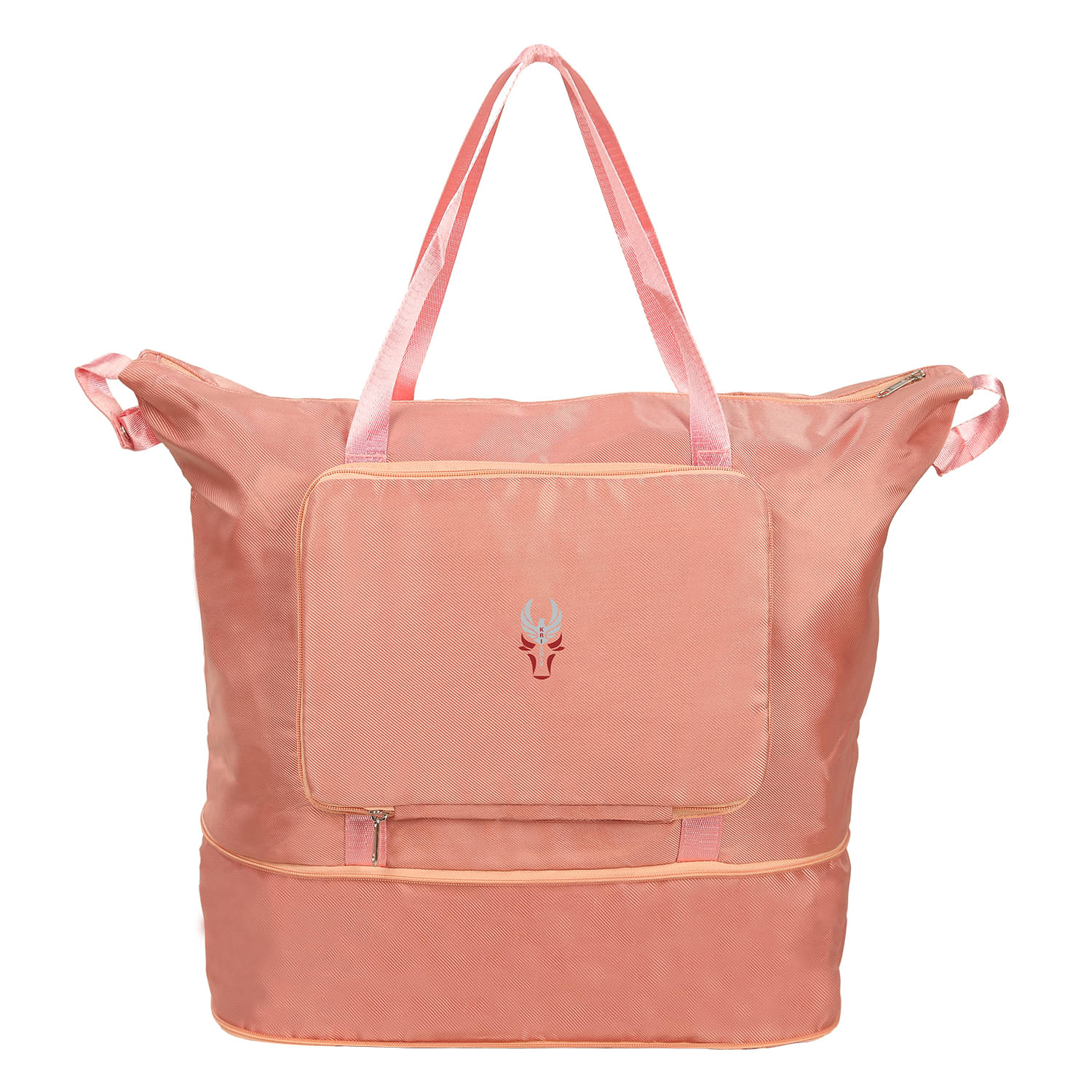     			krishiv 36 Ltrs Light Pink Polyester Duffle Bag