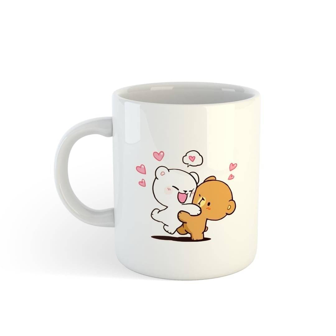     			maddock corp Couple Mug Ceramic Coffee Mug 350 mL ( Pack of 1 )