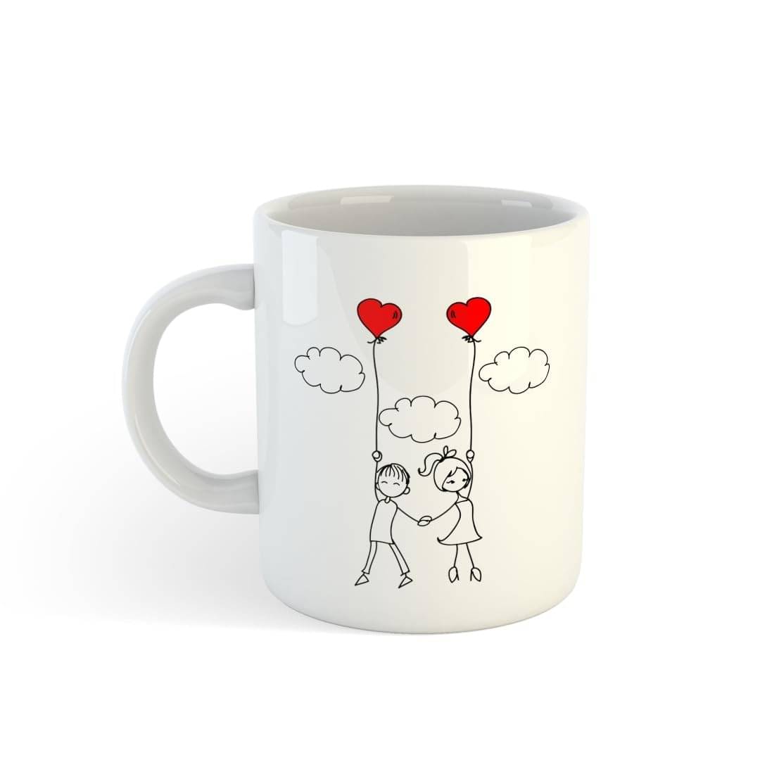     			maddock corp Couple Mug Ceramic Coffee Mug 350 mL ( Pack of 1 )