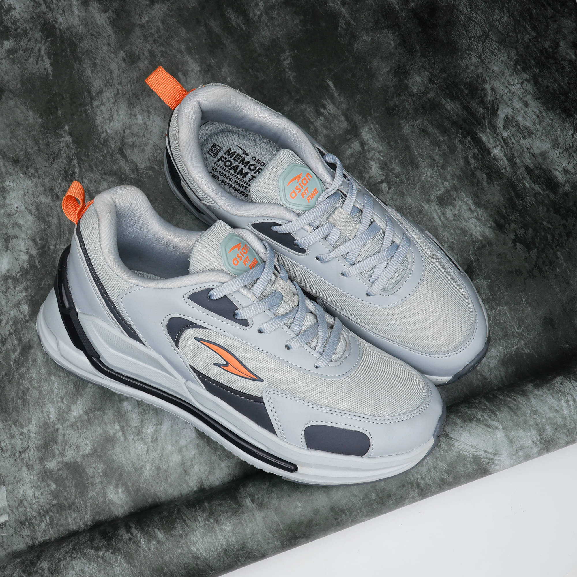     			ASIAN POWERKICK-21 Dark Grey Men's Sneakers