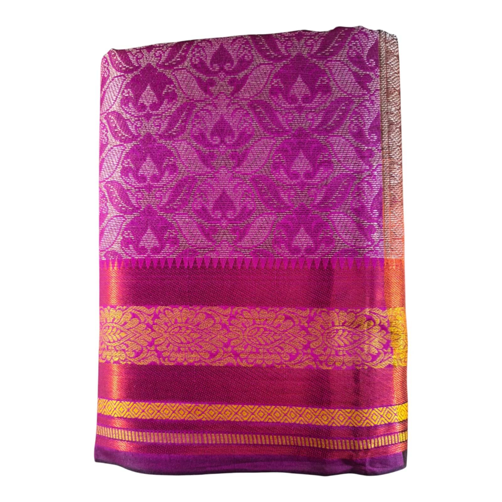 Anaya Saree Cotton Silk Self Design Patola Saree With Unstitched Blouse Piece ( Multicolor ) Anaya Saree Cotton Silk Self Design Patola Saree With Unstitched Blouse Piece ( Multicolor )