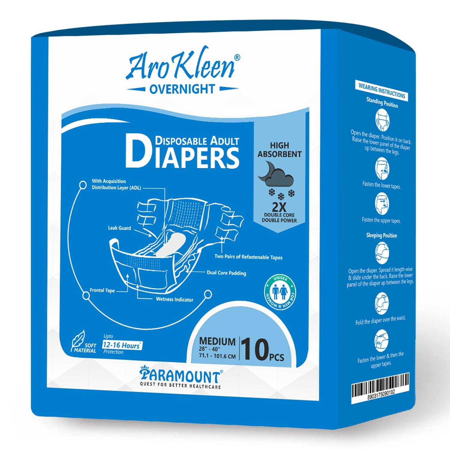     			Arokleen Medium 10 Pcs Pack of 1