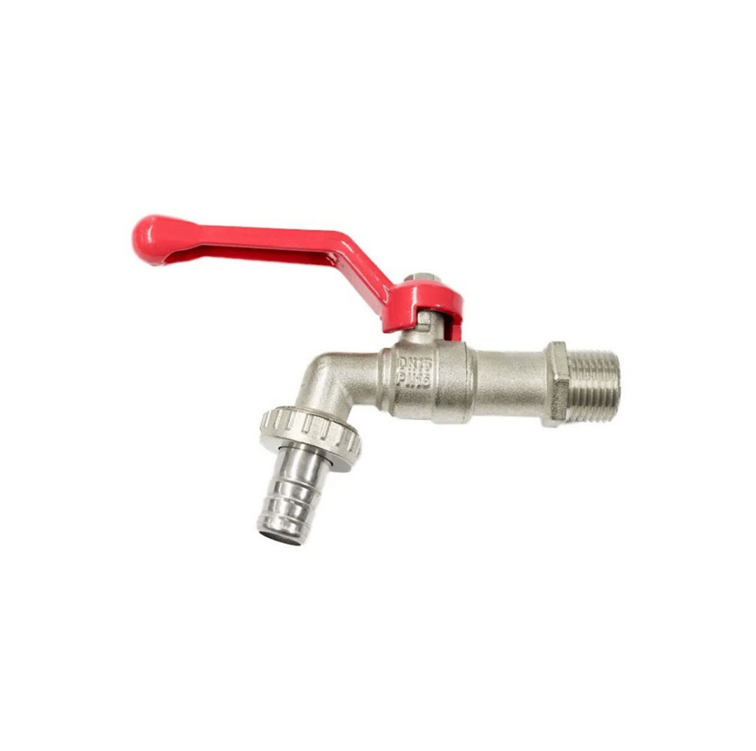     			COSVIT Brass Nozzle for Washing Machine Inlet Hose Pipe Brass Bathroom Tap (Bib Cock)