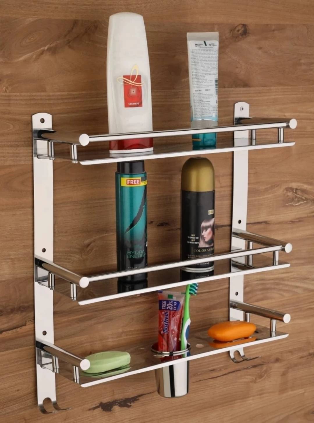 Double Layer Multipurpose Use Bathroom Shelf/Rack /Double Soap Dish/Tumbler Holder/ Soap Holder/Tooth Brush Holder/Bathroom Accessories Stainless Steel Double Layer Multipurpose Use Bathroom Shelf/Rack /Double Soap Dish/Tumbler Holder/ Soap Holder/Tooth Brush Holder/Bathroom Accessories Stainless Steel