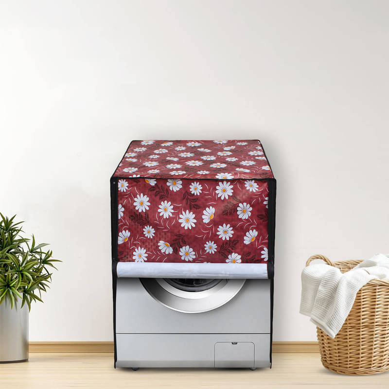Dream Care Front Load Washing Machine Cover Compatiable For 8 kg - Red Dream Care Front Load Washing Machine Cover Compatiable For 8 kg - Red