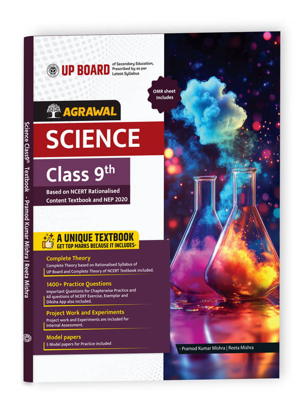 Educart UP Board Class 9 Science Textbook 2026 (Based on Latest Syllabus for 2025-26 Exam) - English Medium Educart UP Board Class 9 Science Textbook 2026 (Based on Latest Syllabus for 2025-26 Exam) - English Medium