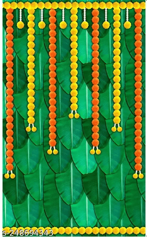 Festive Backdrop Decorative Curtain Cloth For katha Pooja Ganesh Chaturthi (5 x 5 ) ft Festive Backdrop Decorative Curtain Cloth For katha Pooja Ganesh Chaturthi (5 x 5 ) ft