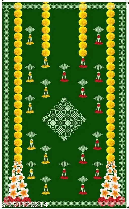     			Festive Backdrop Decorative Curtain Cloth For katha Pooja decoration wedding haldi (5 x 5 ) ft
