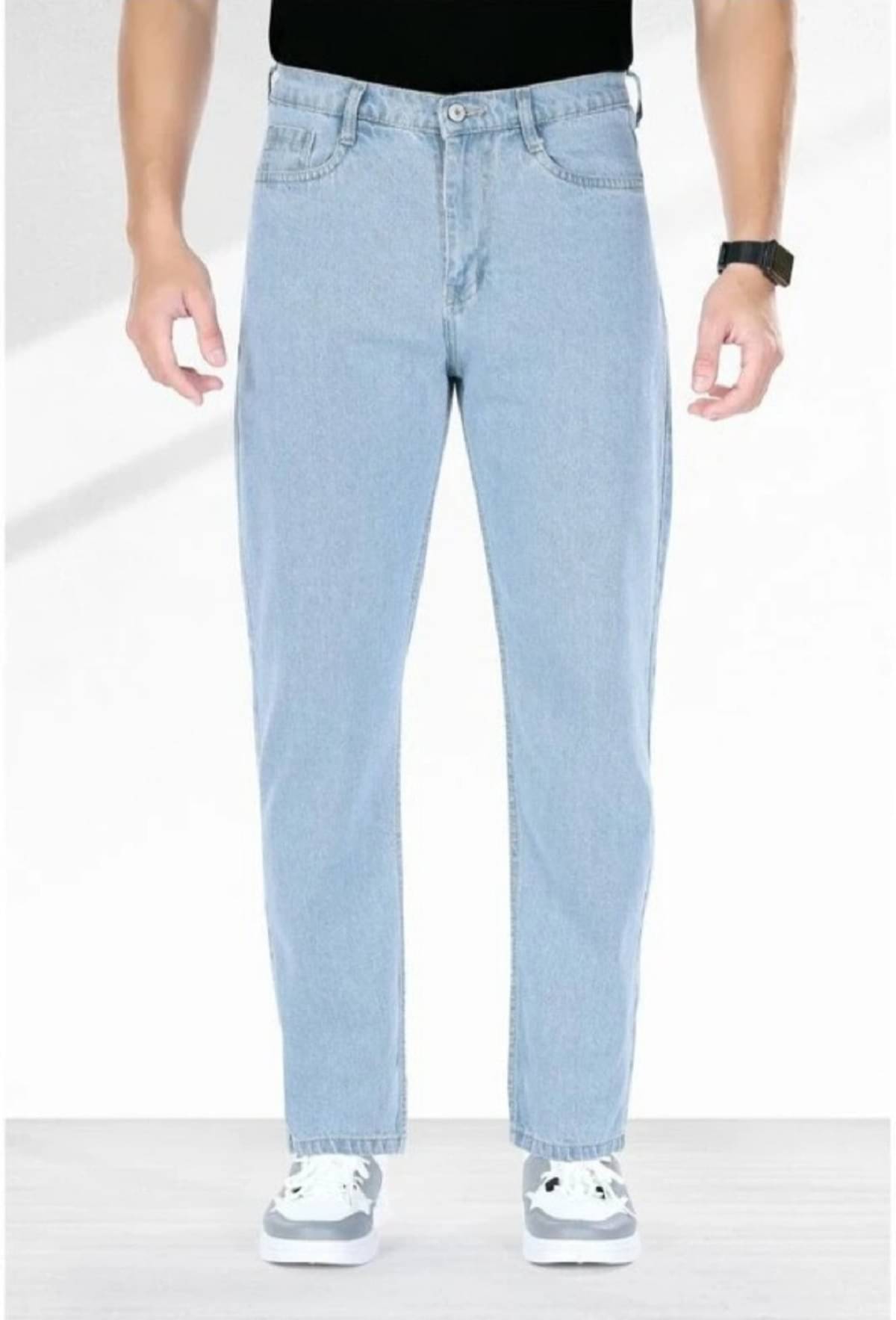 GF Basic Men's Jeans - Light Blue ( Pack of 1 ) GF Basic Men's Jeans - Light Blue ( Pack of 1 )