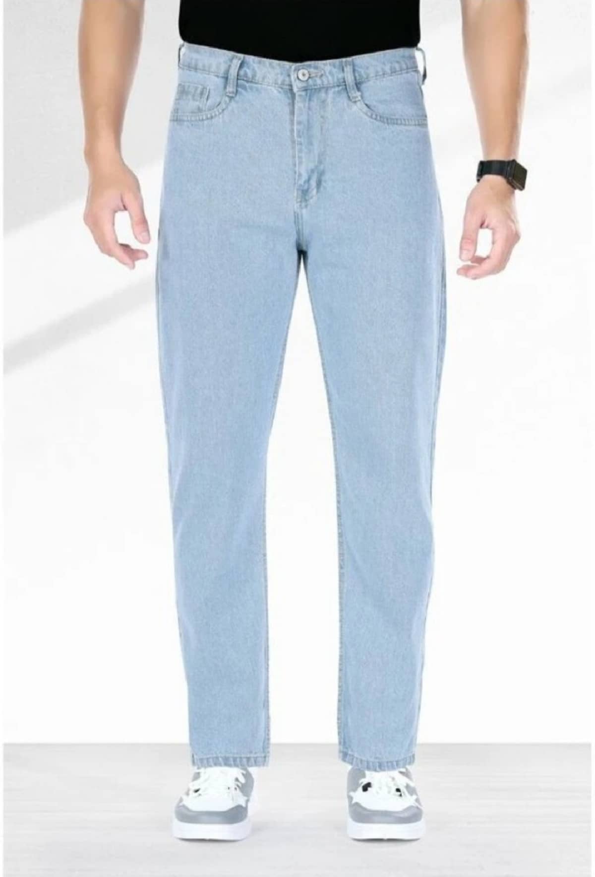GF Basic Men's Jeans - Light Blue ( Pack of 1 ) - Jeans | Buy online on ZillyBuy