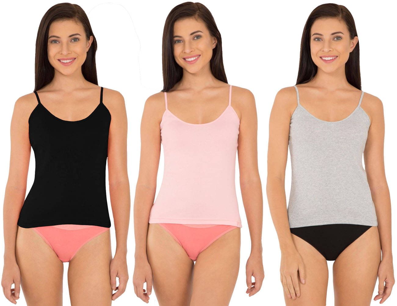 Jockey Women Cotton Camisoles ( Multicolor 5 )     			Jockey Women Cotton Camisoles ( Multicolor 5 )