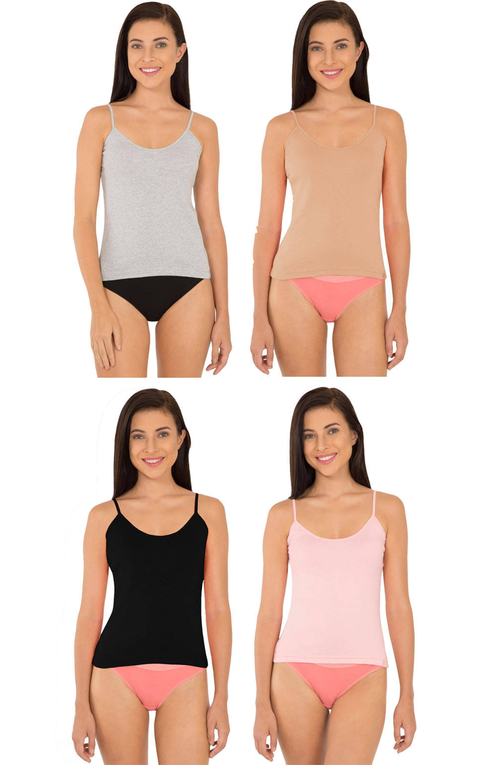 Jockey Women Cotton Camisoles ( Multicolor 7 )     			Jockey Women Cotton Camisoles ( Multicolor 7 )