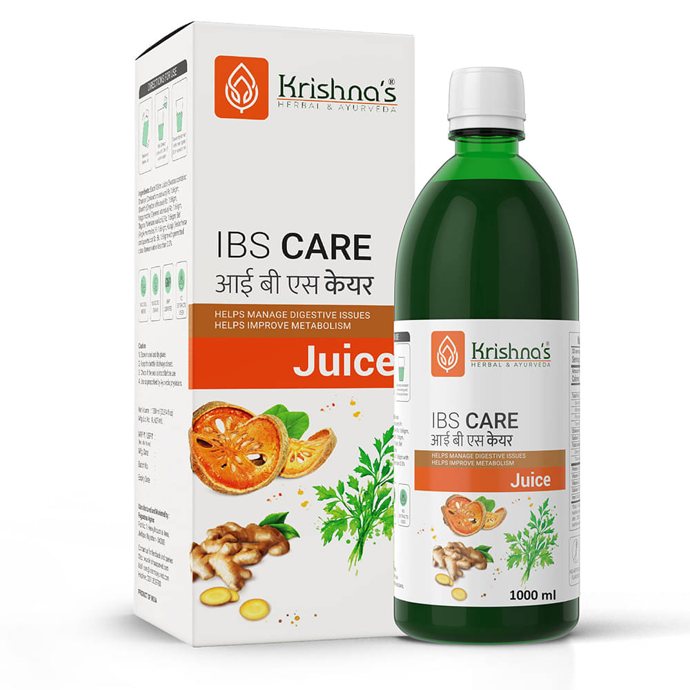 Krishna's Herbal & Ayurveda IBS Care Juice 1000ml Krishna's Herbal & Ayurveda IBS Care Juice 1000ml
