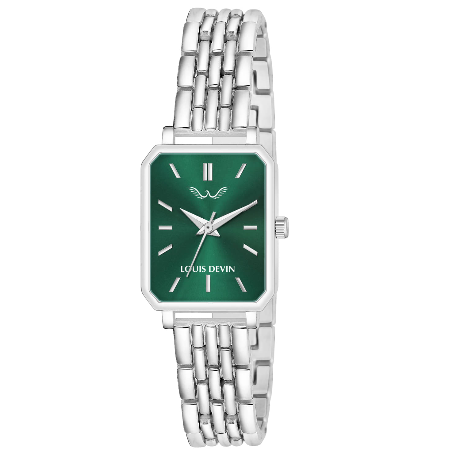     			LOUIS DEVIN Silver Metal Analog Womens Watch