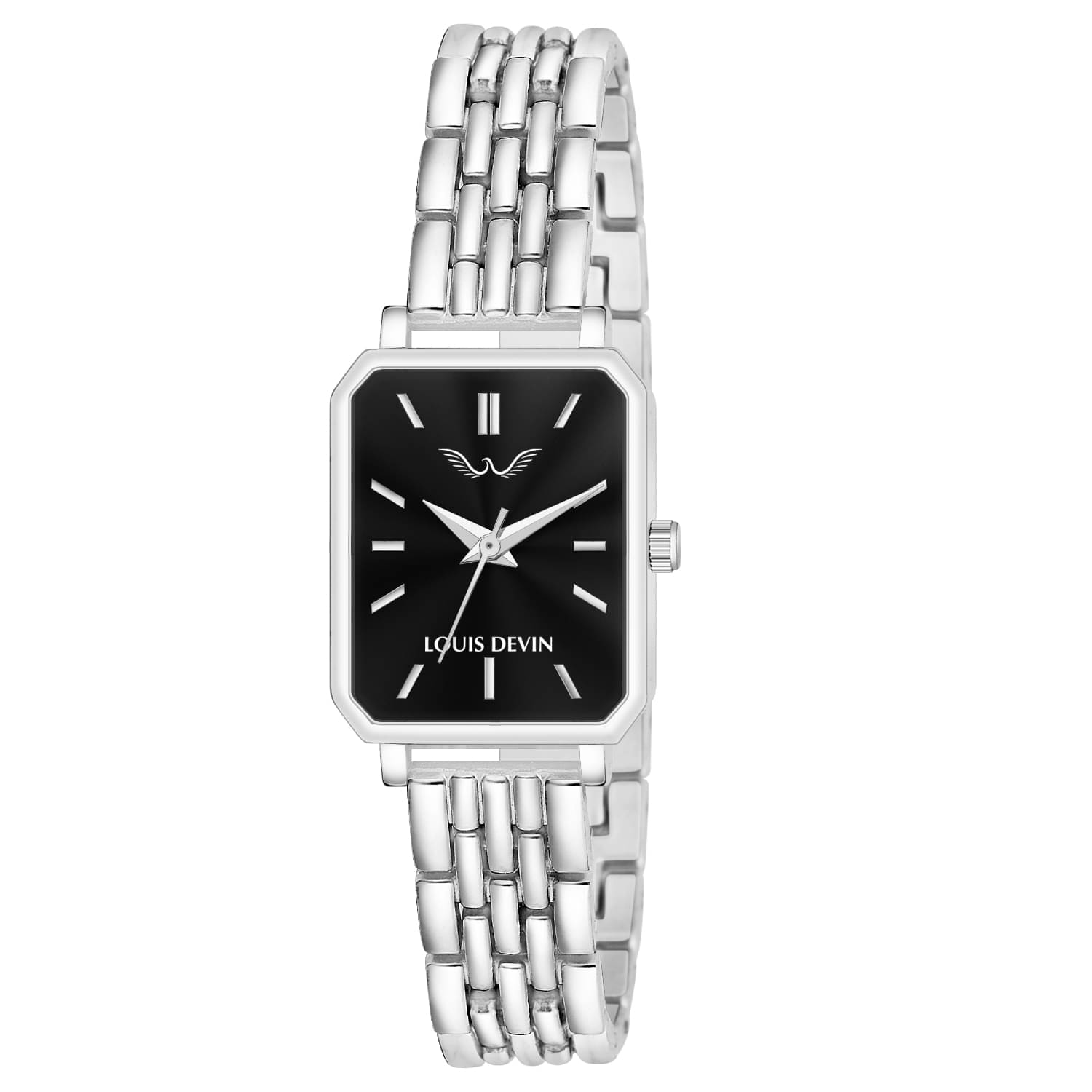     			LOUIS DEVIN Silver Metal Analog Womens Watch