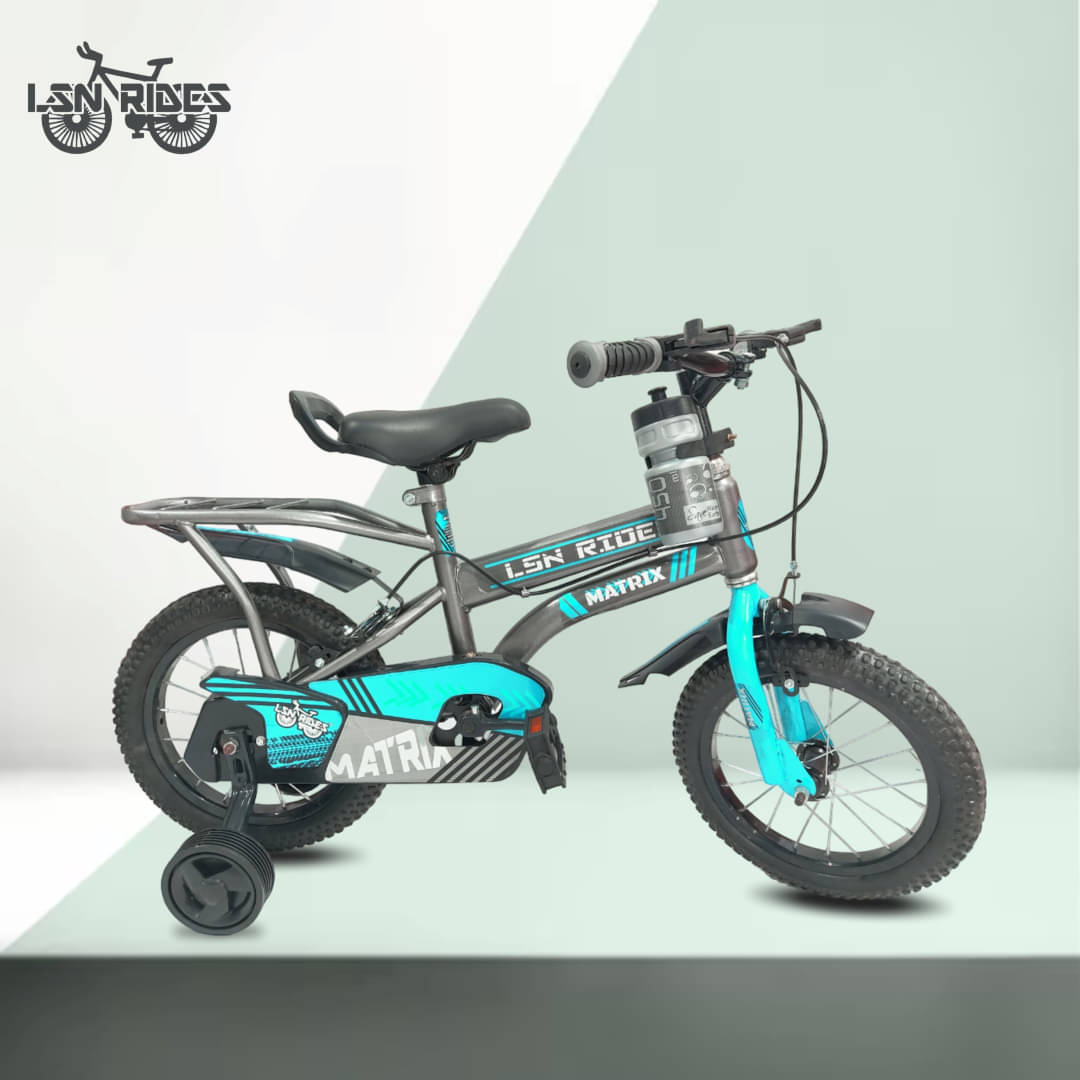 LSN RIDES 14T M-RIM MATRIX WITH BOTTLE KIDS BICYCLE FOR 3-5 YEARS GIRLS AND BOYS LSN RIDES 14T M-RIM MATRIX WITH BOTTLE KIDS BICYCLE FOR 3-5 YEARS GIRLS AND BOYS
