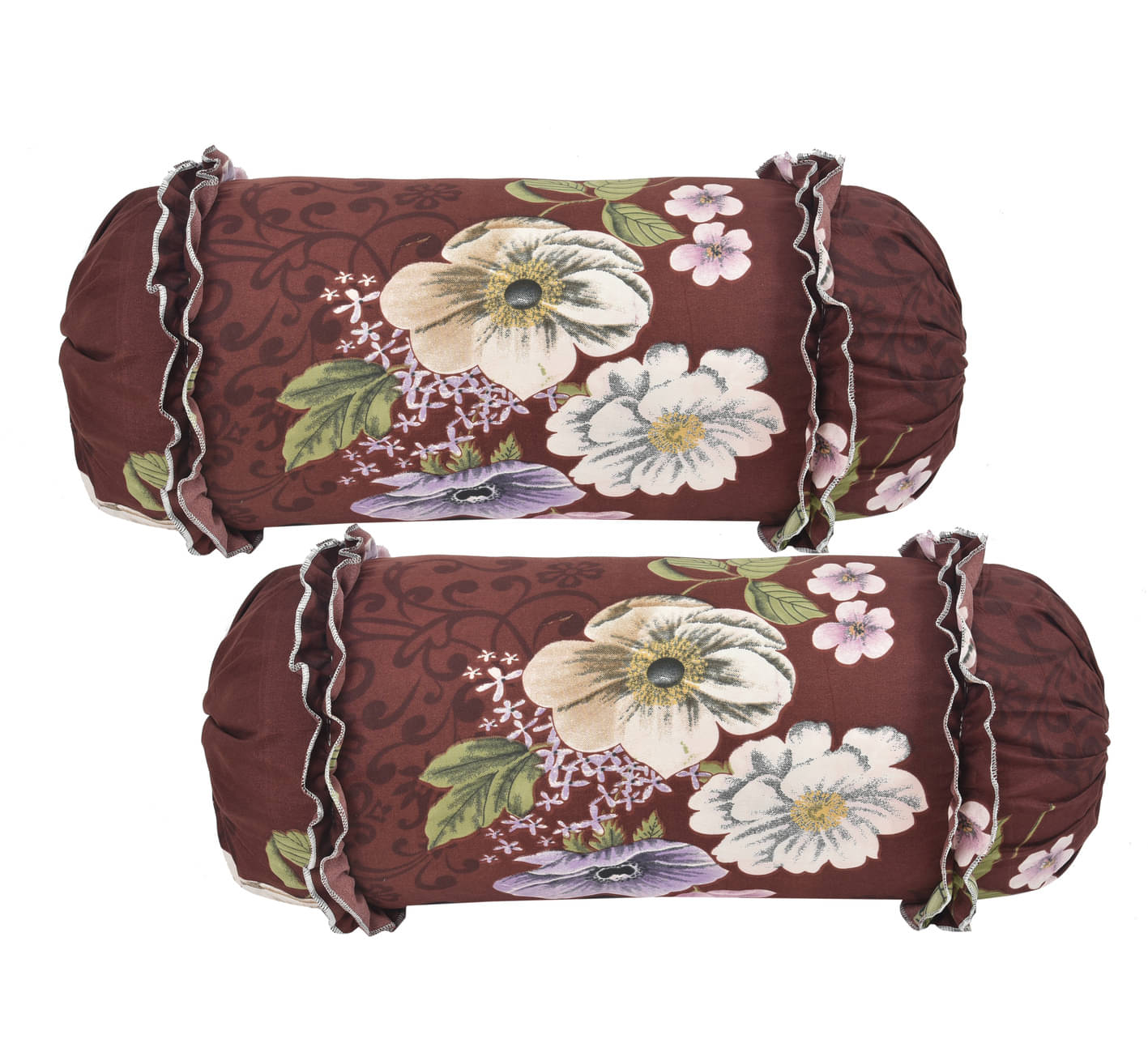     			Luxmi Cotton Fabrics Set of 2 Poly Cotton Bolster Covers