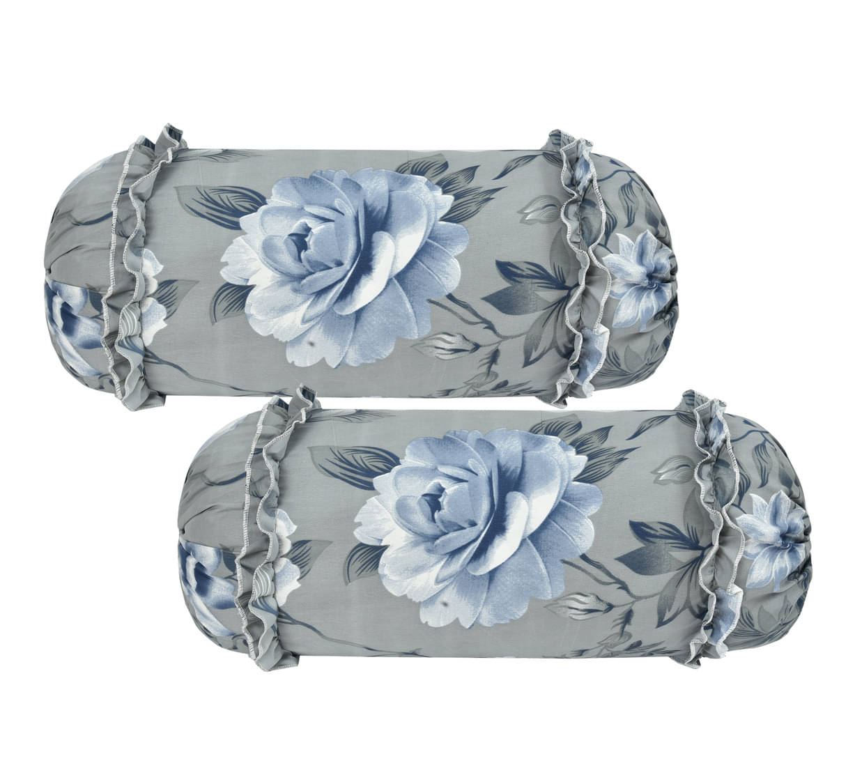 Luxmi Cotton Fabrics Set of 2 Poly Cotton Bolster Covers Luxmi Cotton Fabrics Set of 2 Poly Cotton Bolster Covers