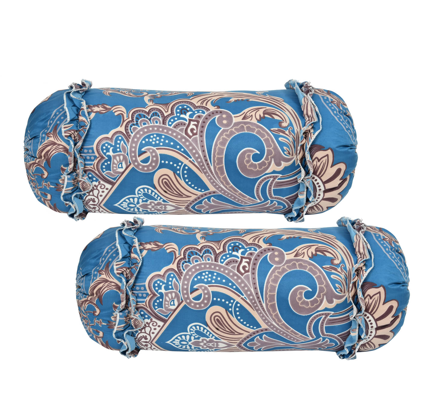     			Luxmi Cotton Fabrics Set of 2 Poly Cotton Bolster Covers
