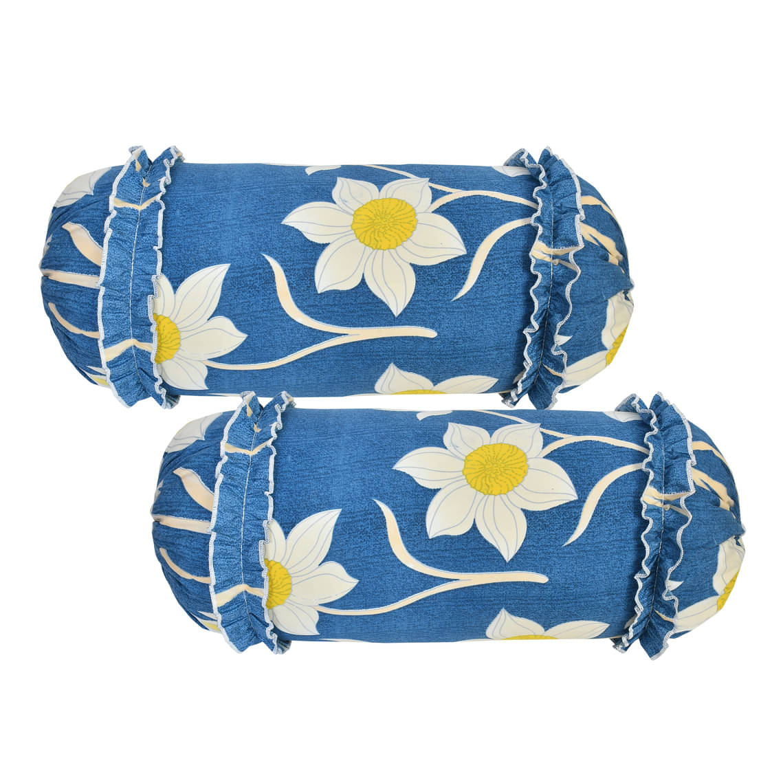     			Luxmi Cotton Fabrics Set of 2 Poly Cotton Bolster Covers