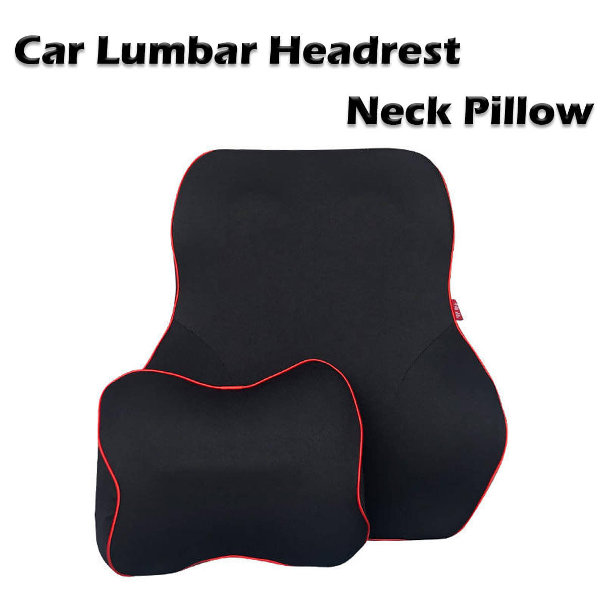 QUALIS Seat Pillows Set of 2 Black QUALIS Seat Pillows Set of 2 Black