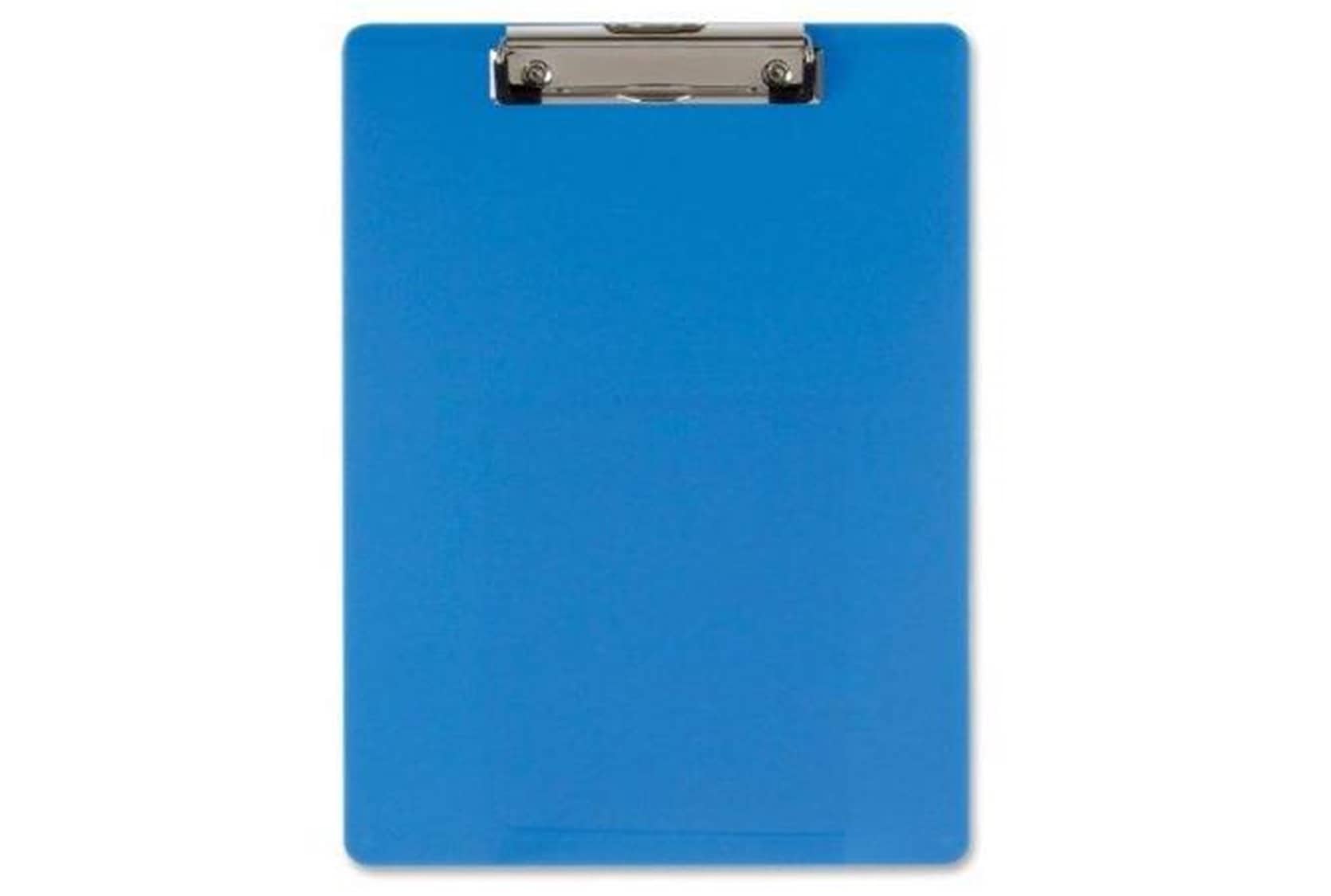Rasper Blue Acrylic Clip Board Exam Pad for School & Office Unbreakable Writing Pad Student Exam Board Big Size (14x10 Inches) - Stationery | Buy online on ZillyBuy