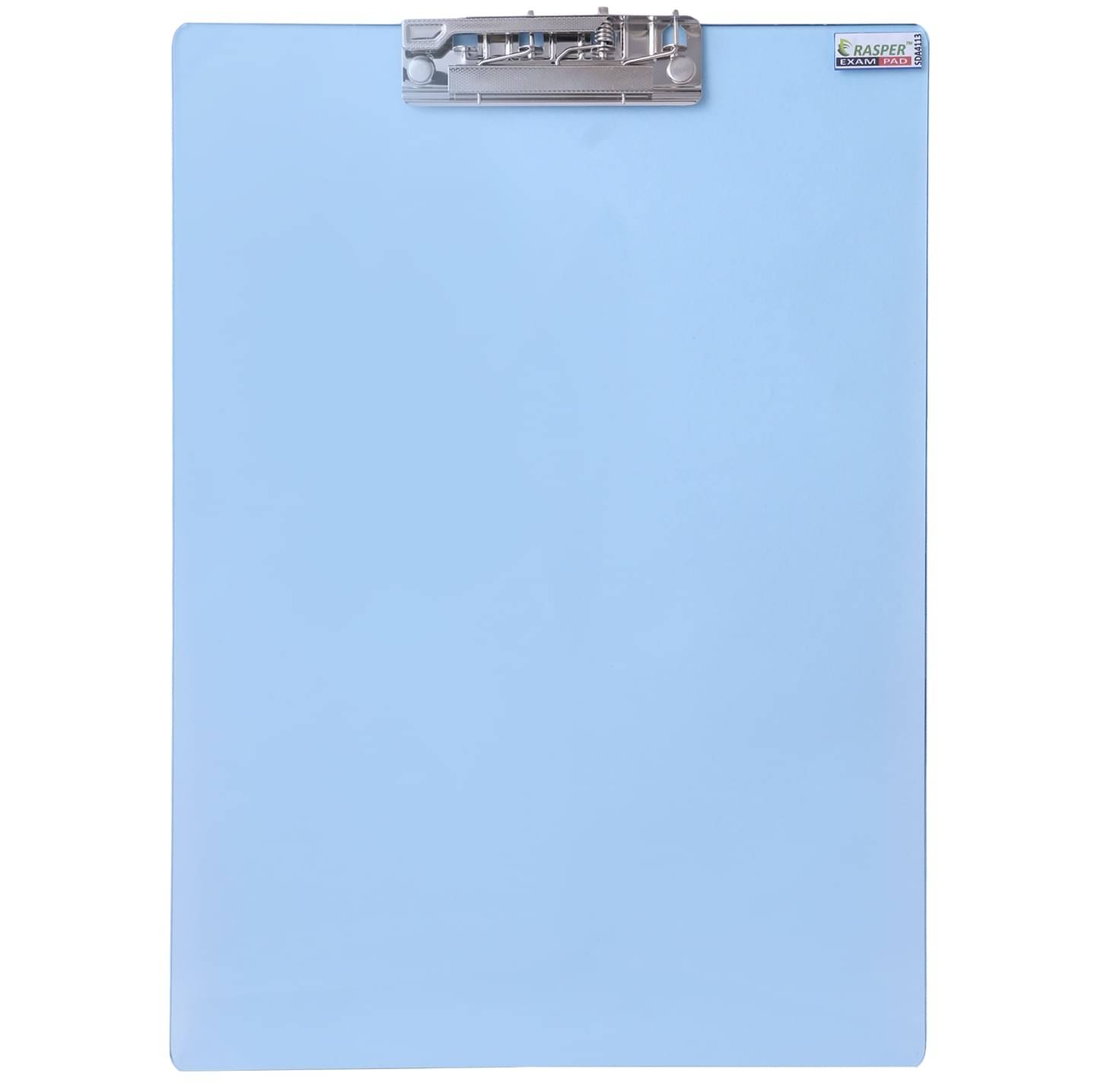     			Rasper Sky Blue Transparent Acrylic Clip Board Exam Pad for School & Office Unbreakable Writing Pad Student Exam Board Big Size (14x10 Inches)