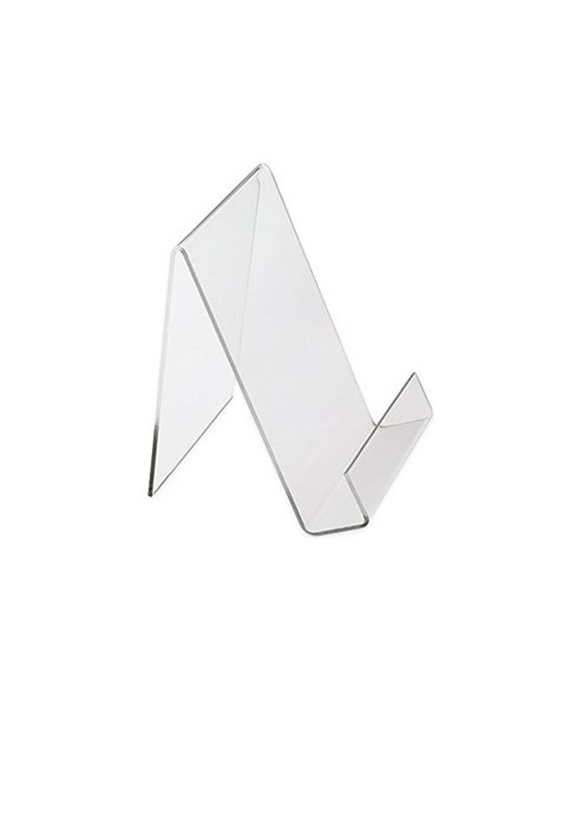     			Rasper Transparent Acrylic Book Display Stand Easel Book & Card Holder & Multipurpose Product Display Stand for Greeting Card Display Stand (Height 5 Inches, Width 3 Inches) Pack of 1 Pce