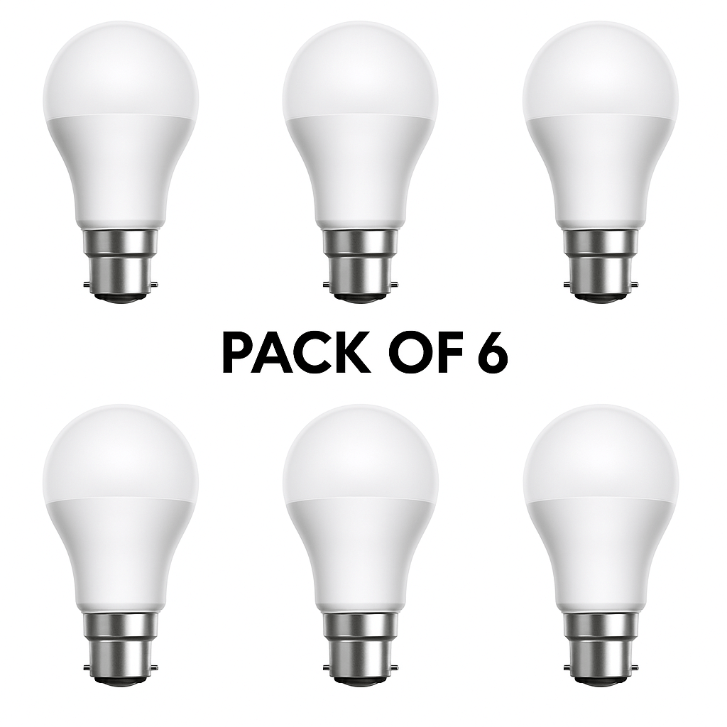 SPARKWORLD 9W Cool Day Light LED Bulb ( Pack of 6 ) SPARKWORLD 9W Cool Day Light LED Bulb ( Pack of 6 )