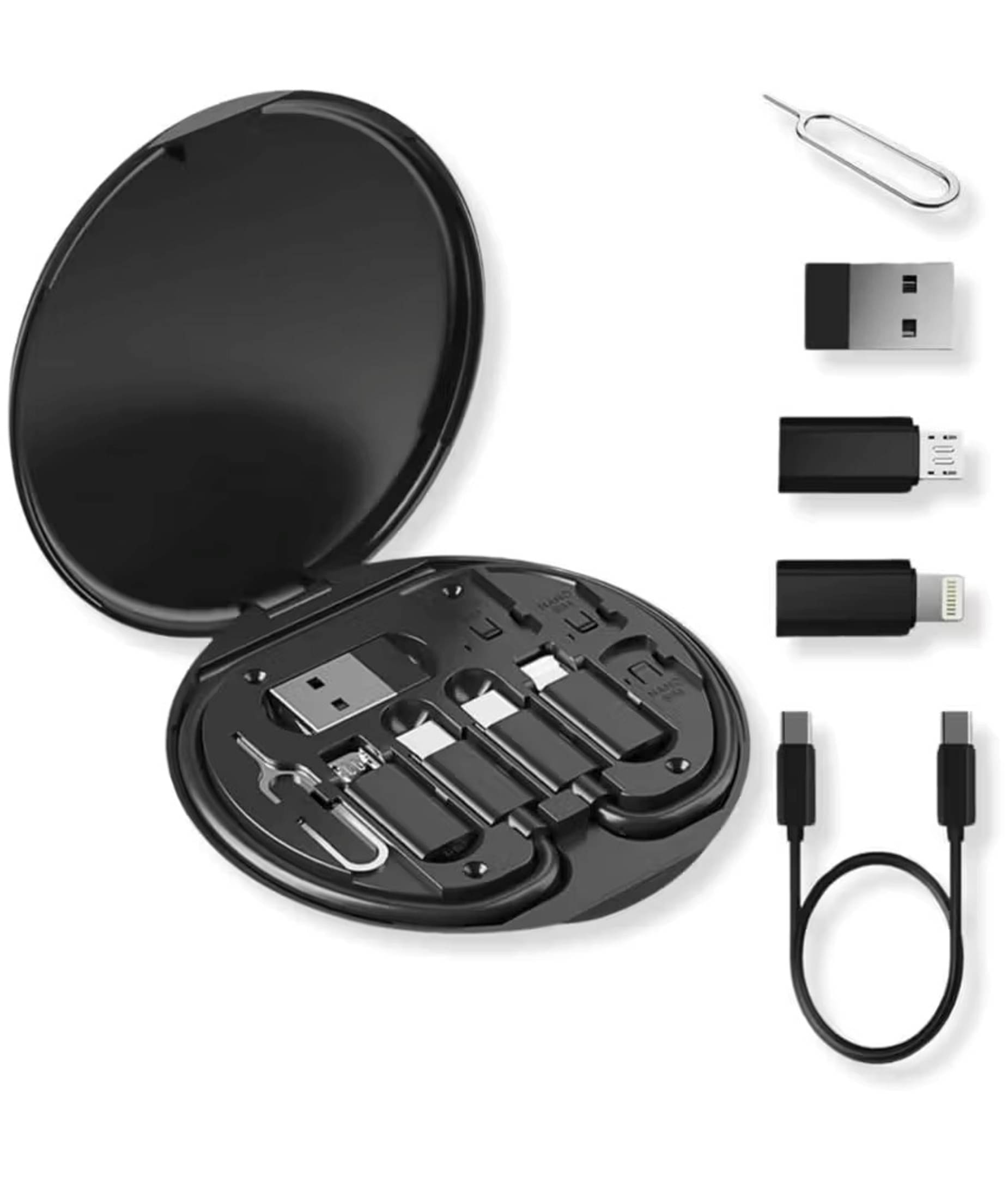    			THRIFTKART Card Holder Connectors for Smartphones and Tablets ( Black )