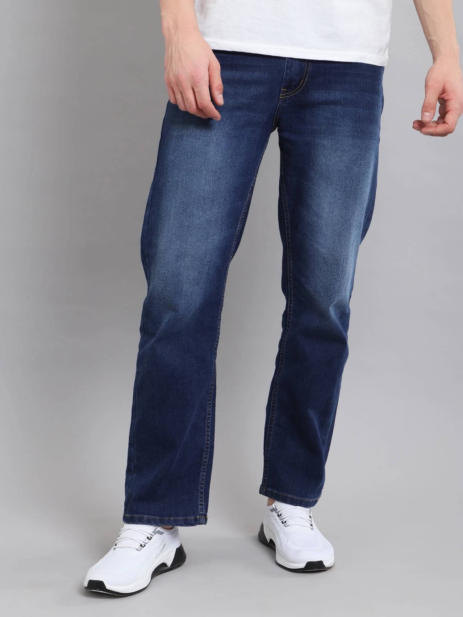    			TIDDA Clean Look Men's Jeans - Blue ( Pack of 1 )