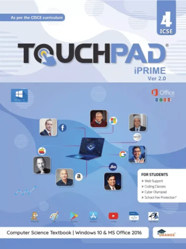     			TOUCHPAD IPRIME Ver 2.0 ( ICSE ) CLASS 4