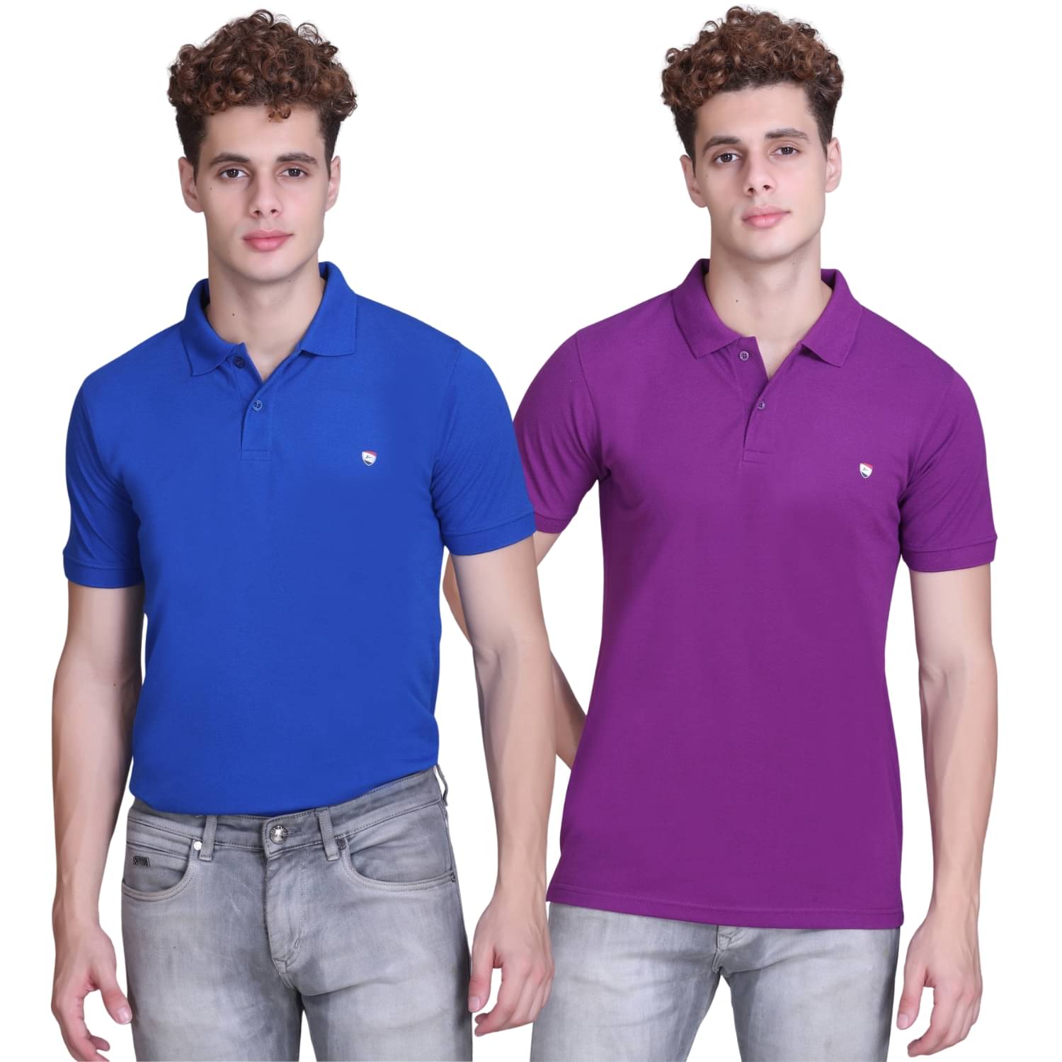 Zeffit Men Cotton Blend Regular Fit Solid Polo T Shirt ( Multicolor5 ) Zeffit Men Cotton Blend Regular Fit Solid Polo T Shirt ( Multicolor5 )