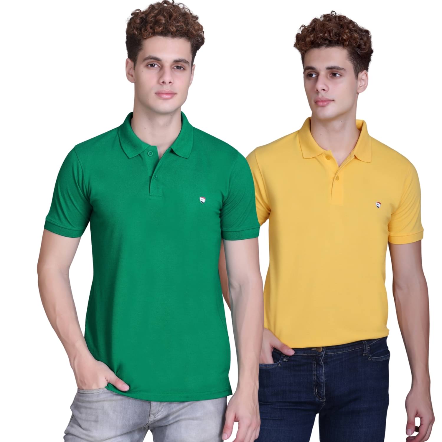 Zeffit Men Cotton Blend Regular Fit Solid Polo T Shirt ( Multicolor8 ) Zeffit Men Cotton Blend Regular Fit Solid Polo T Shirt ( Multicolor8 )