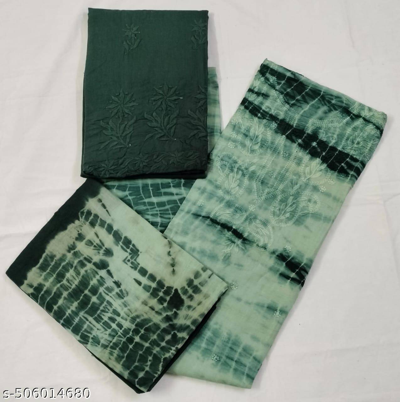 99SHADES Women Cotton Unstitched Dress Material ( Dark Green,Green ) 99SHADES Women Cotton Unstitched Dress Material ( Dark Green,Green )
