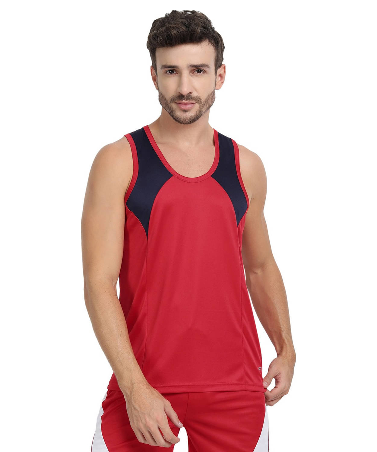 FTX Pack of 1 Polyester Basic Vest For Men ( Red ) FTX Pack of 1 Polyester Basic Vest For Men ( Red )