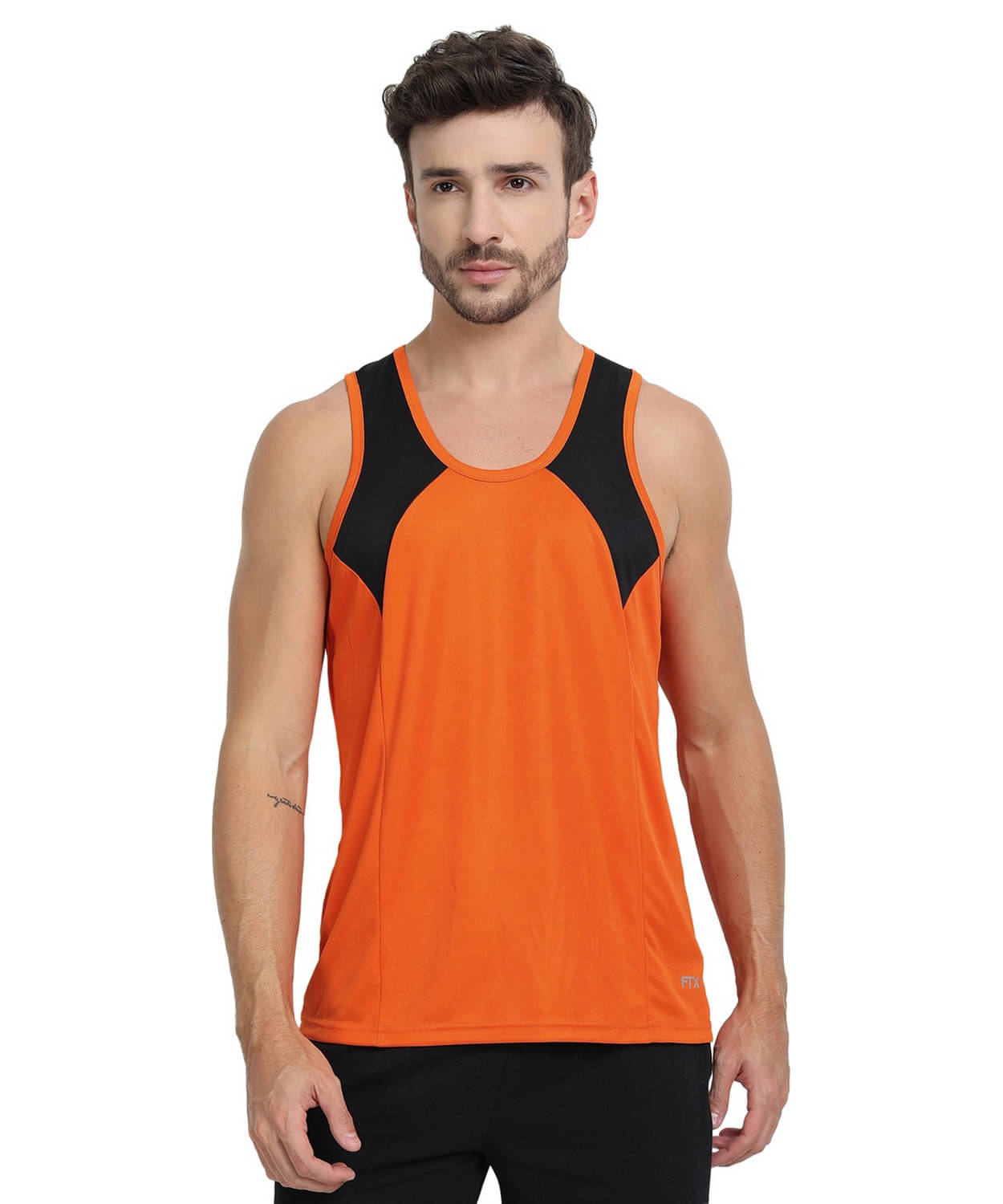 FTX Pack of 1 Polyester Basic Vest For Men ( Orange ) FTX Pack of 1 Polyester Basic Vest For Men ( Orange )