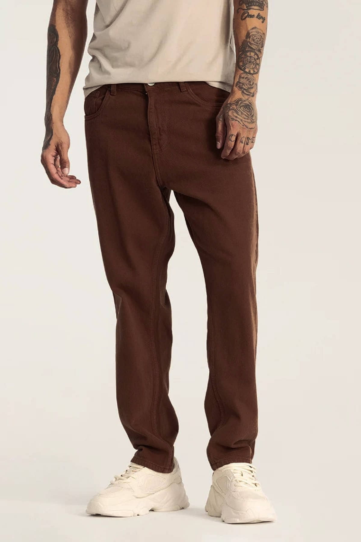 Gazal Fashions Basic Men's Jeans - Brown ( Pack of 1 ) - Jeans | Buy online on ZillyBuy