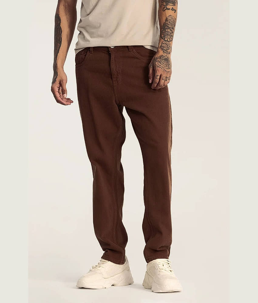 Gazal Fashions Basic Men's Jeans - Brown ( Pack of 1 ) - Jeans | Buy online on ZillyBuy