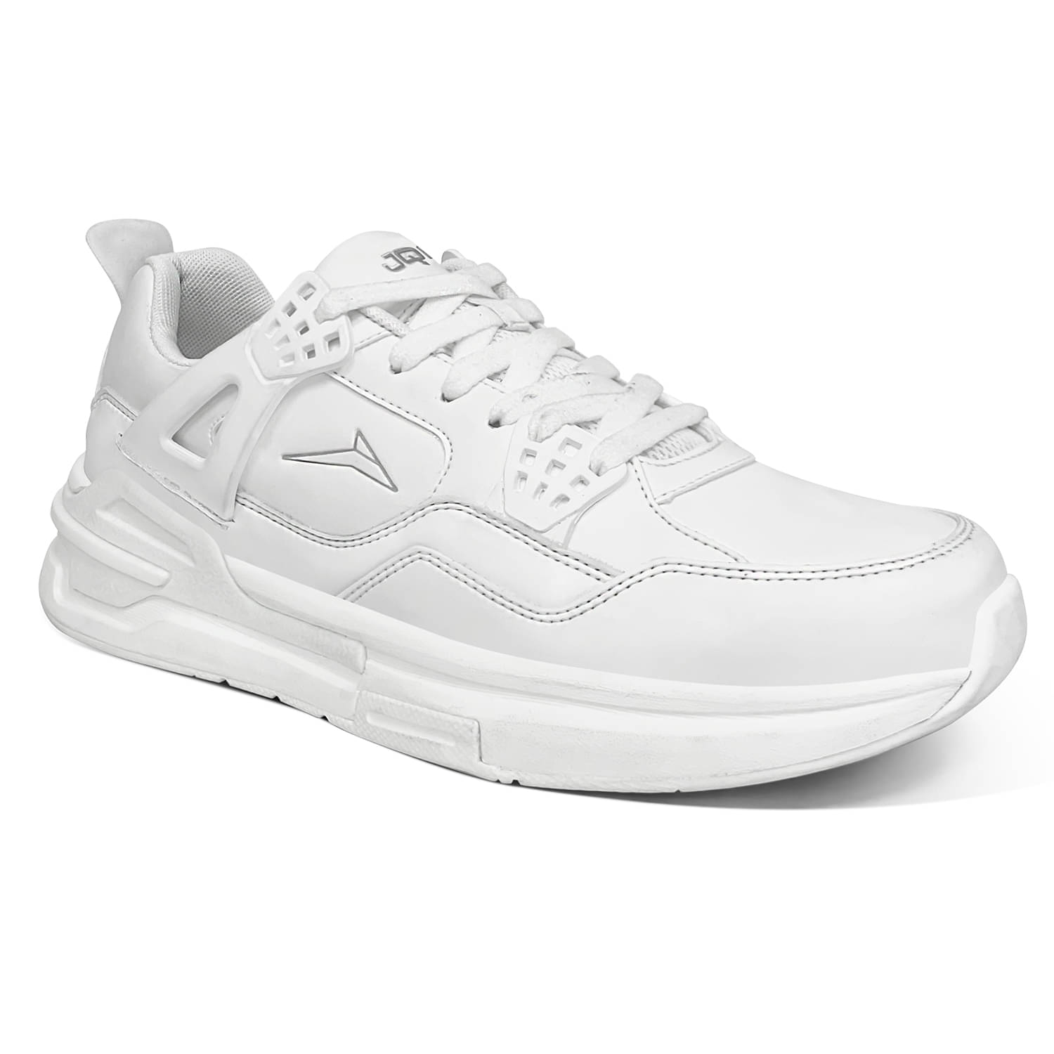     			JQR CAPO White Men's Sneakers