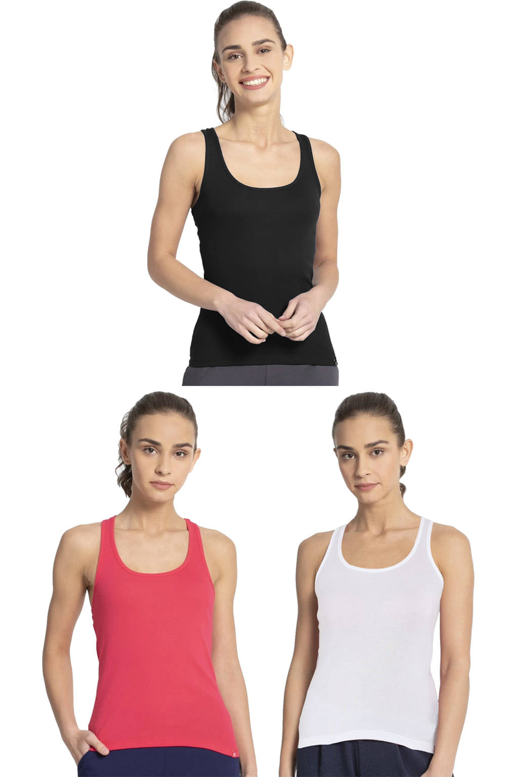 Jockey Women Cotton Tank Top ( Multicolor 2 ) Jockey Women Cotton Tank Top ( Multicolor 2 )
