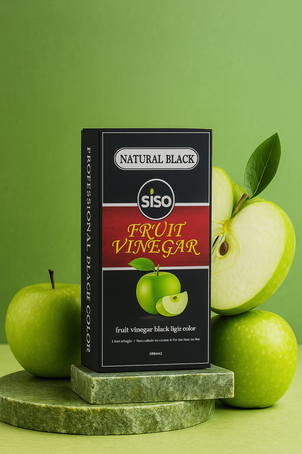 SISO Fruit Vinegar Color Ammonia Free Semi Permanent Hair Color 1000 mL Black SISO Fruit Vinegar Color Ammonia Free Semi Permanent Hair Color 1000 mL Black