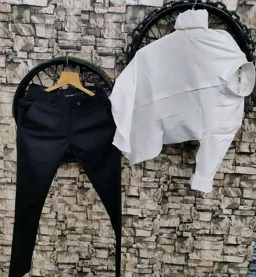 Shiv Sales White Cotton Blend Regular Fit Men's Tracksuit ( Pack of 1 ) Shiv Sales White Cotton Blend Regular Fit Men's Tracksuit ( Pack of 1 )
