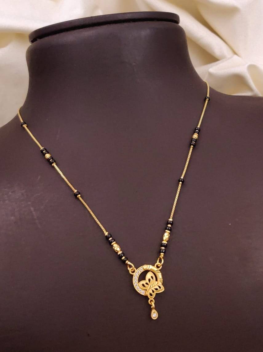 Shivay Fashion hub Golden Mangalsutra ( Pack of 1 ) Shivay Fashion hub Golden Mangalsutra ( Pack of 1 )