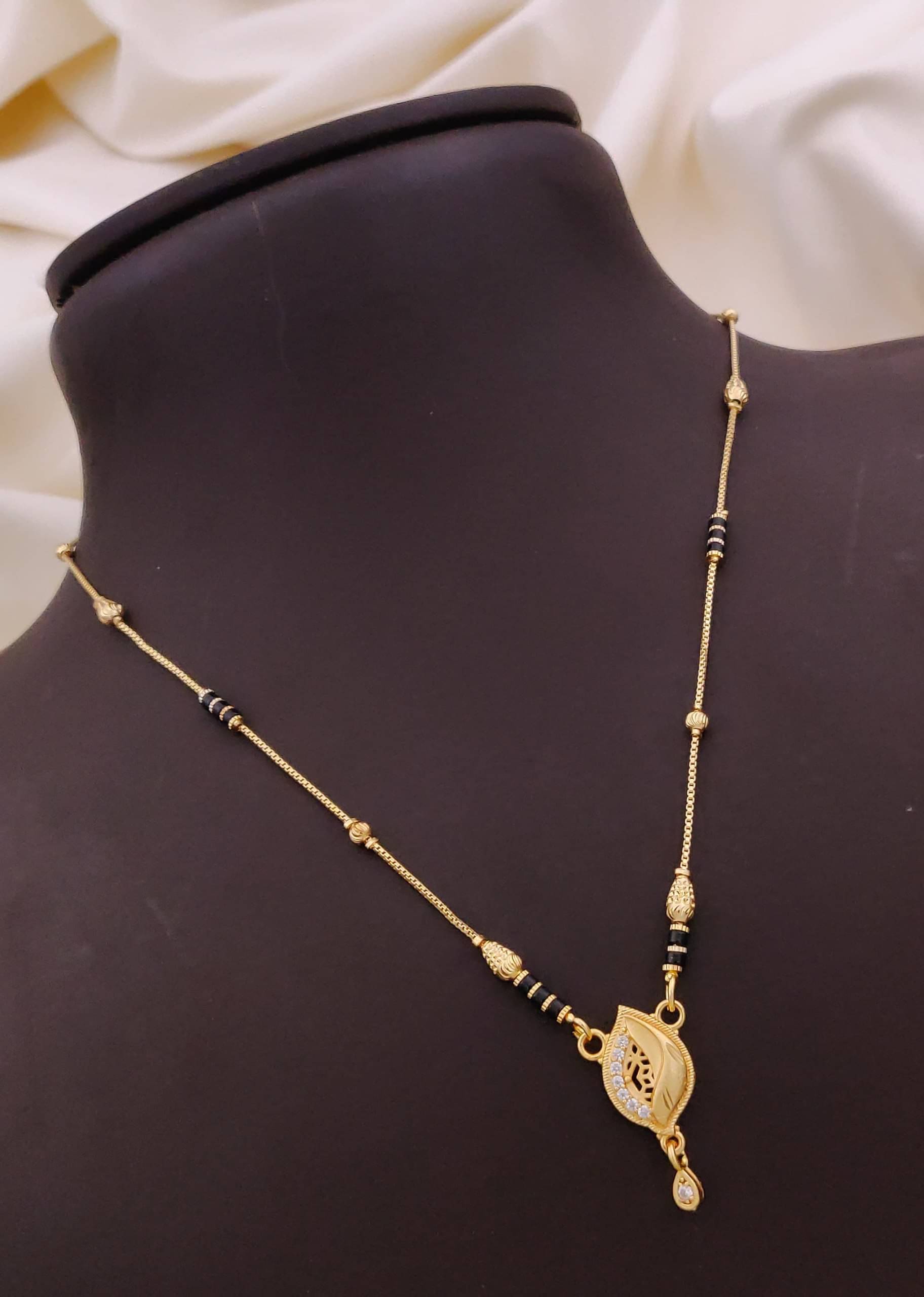 Shivay Fashion hub Golden Mangalsutra ( Pack of 1 ) Shivay Fashion hub Golden Mangalsutra ( Pack of 1 )